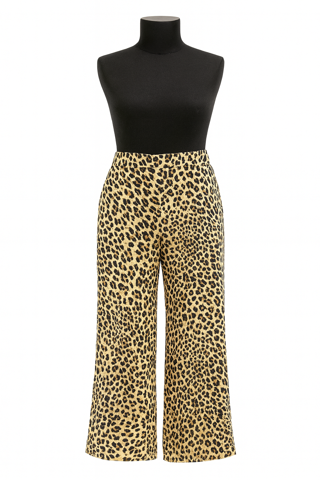 Broek met luipaardprint