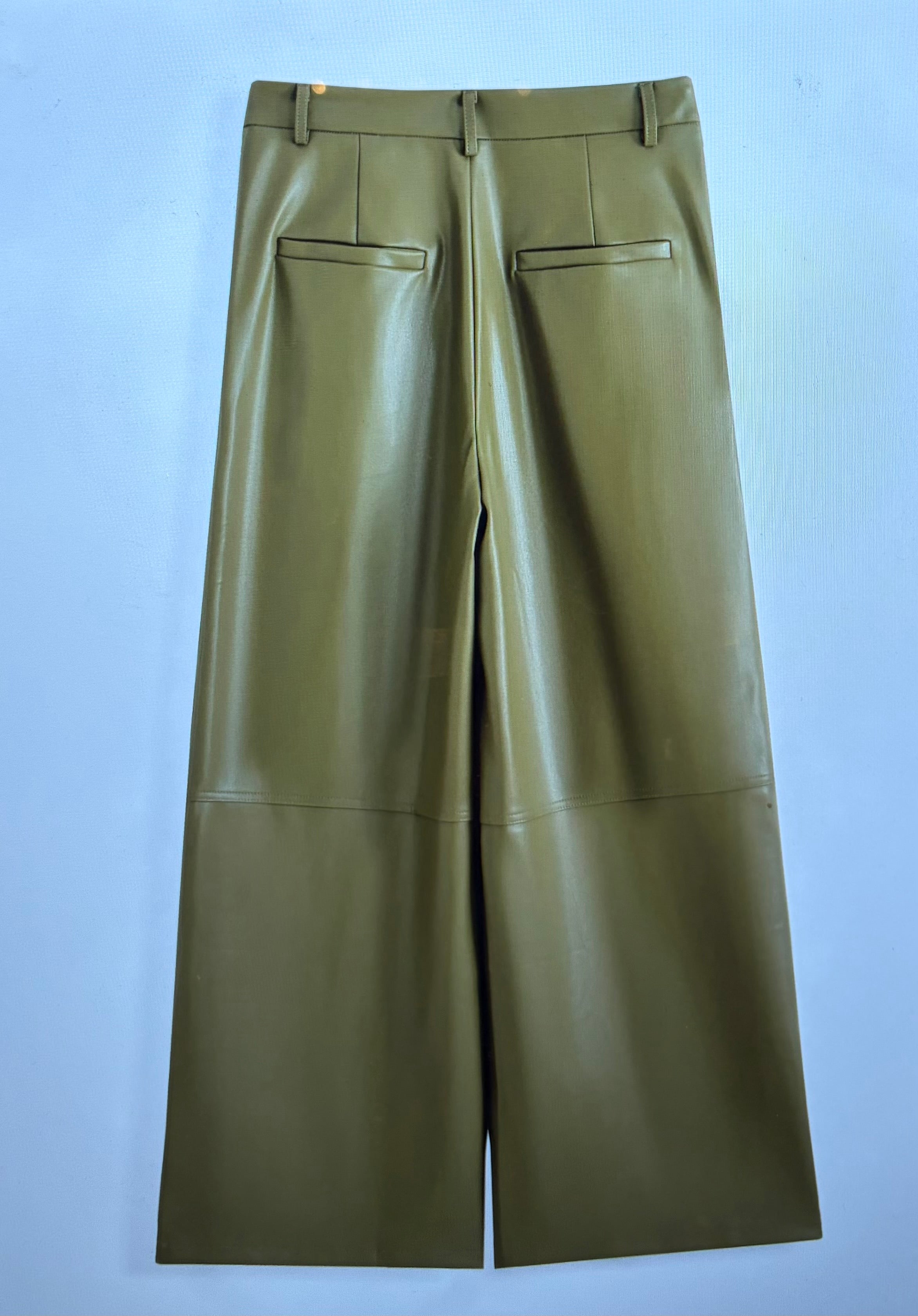 Pia broek lederlook
